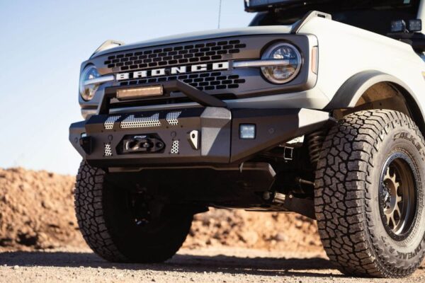 BRONCO SPORT 21-24 4L 2.0| 21-24 V6 2.7|BIG BEND 21-24 3L 1.5 Front Bumper Winch Capable w/ Optional Bull Bar/Aux Light Opening DV8 Off Road - FBBR-01 - Image 10