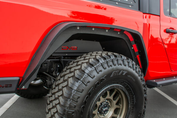 JT GLADIATOR 19-23 V6 3.6 Rear Inner Fenders - Black DV8 Off Road - INFEND-04RB - Image 5