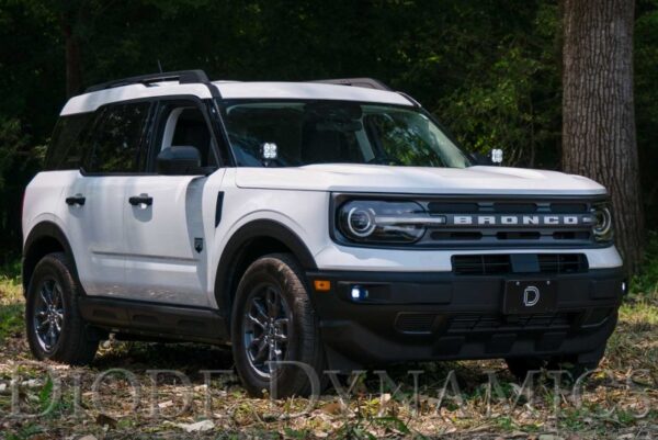 BRONCO SPORT 21-24 4L 2.0| 21-24 V6 2.7|BIG BEND 21-24 3L 1.5 Stage Series 2in LED Ditch Light Kit- White Combo Diode Dynamics - DD7142 - Image 4