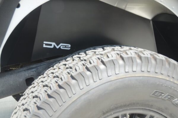 WRANGLER JK 06-18 V6 3.6 Rear Aluminum Inner Fender - Black DV8 Off Road - INFEND-01RB - Image 5