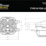 Toyota 4RUNNER 03-24 V6 4.0 SS3 Max Type B Kit ABL - White SAE Fog Diode Dynamics - DD7001 - Image 9