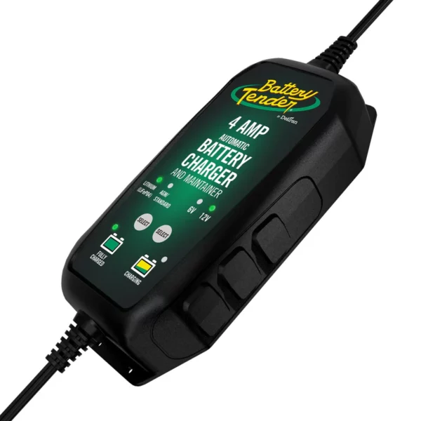 6V 12V 4AMP Lead Acid and Lithium Selectable Battery Charger Battery Tender - 022-0209-BT-WH - Image 2