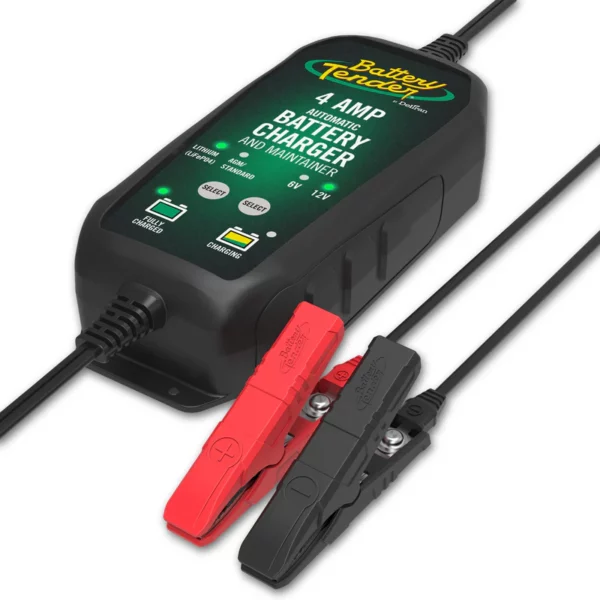 6V 12V 4AMP Lead Acid and Lithium Selectable Battery Charger Battery Tender - 022-0209-BT-WH - Image 3