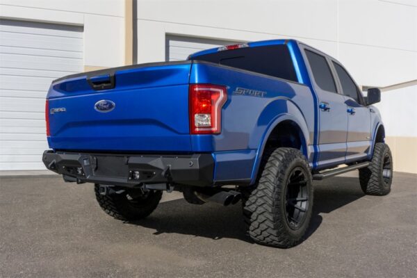 Ford F150 PLATINUM 15-20 5.0L V8 Gas Rear Bumper w/ Backup Sensor Cutout Addictive Desert Designs - R181231280103 - Image 5