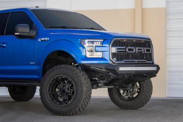 Ford F150 PLATINUM 15-20 5.0L V8 Gas Stealth Fighter Front Bumper Addictive Desert Designs - F151192860103 - Image 3