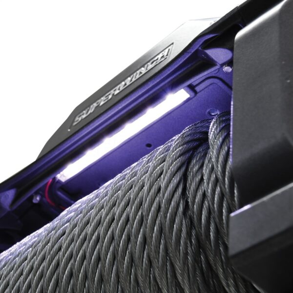10000 LBS 12V DC 3/8in x 85ft Wire Rope SX 10000 Winch Superwinch - 1710200 - Image 6