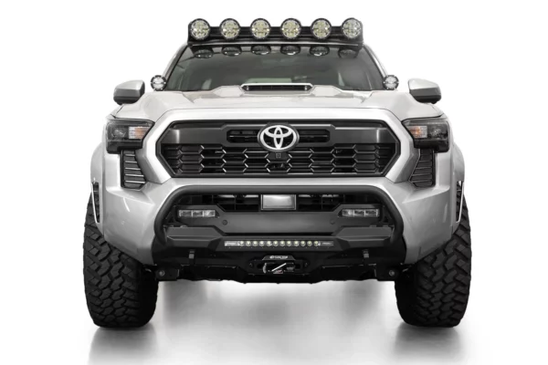 Toyota TACOMA +24 L4 2.4 Stealth Center Mount Winch Front Bumper w/ Top Hoop Addictive Desert Designs - F6703512601NA - Image 8