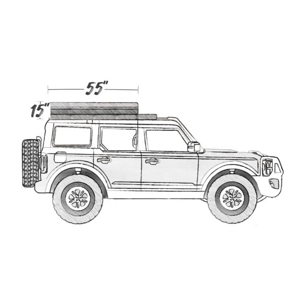 Simpson III Rooftop Tent with Annex ARB - 803804 - Image 16