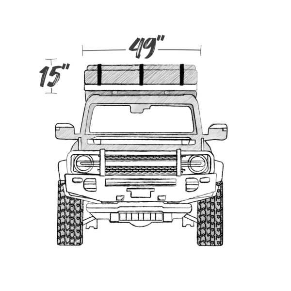 Simpson III Rooftop Tent with Annex ARB - 803804 - Image 11
