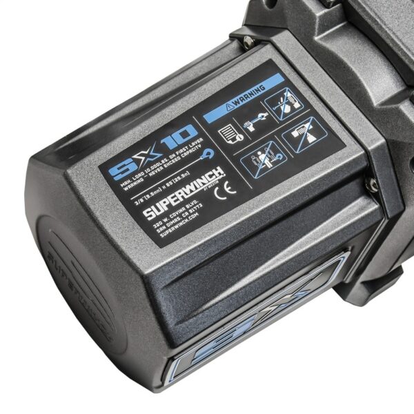 10000 LBS 12V DC 3/8in x 80ft Synthetic Rope SX 10000 Winch Superwinch - 1710201 - Image 9