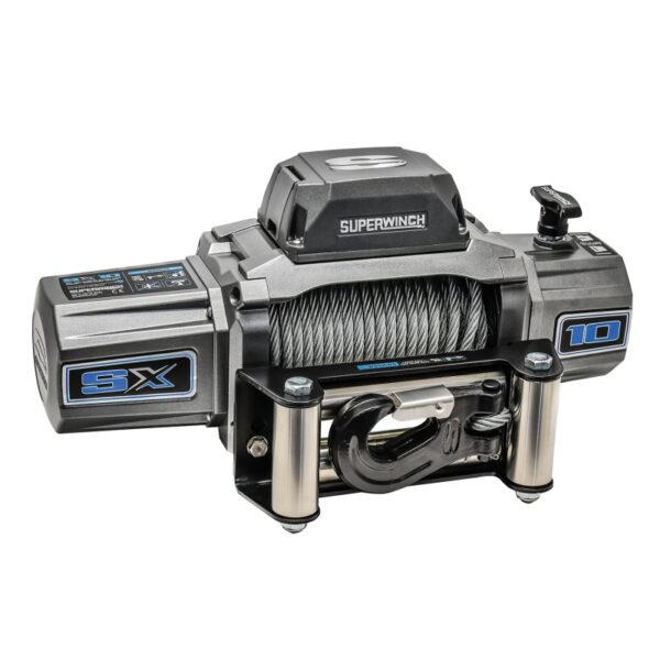 10000 LBS 12V DC 3/8in x 85ft Wire Rope SX 10000 Winch Superwinch - 1710200 - Image 2