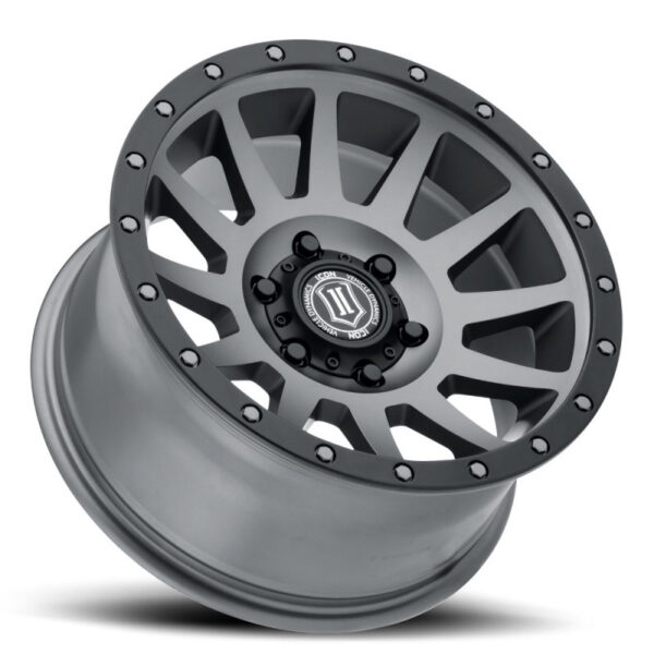 Ford F150 SERIES Compression 18x9 6x135 6mm Offset 5.25in BS Titanium Wheel Icon Alloys|Icon Vehicle Dynamics - 2018906352TT - Image 3
