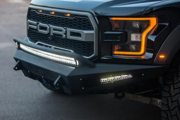 Ford F150 RAPTOR 15-20 3.5L V6 Gas HoneyBadger Front Bumper Addictive Desert Designs - F117432860103 - Image 6