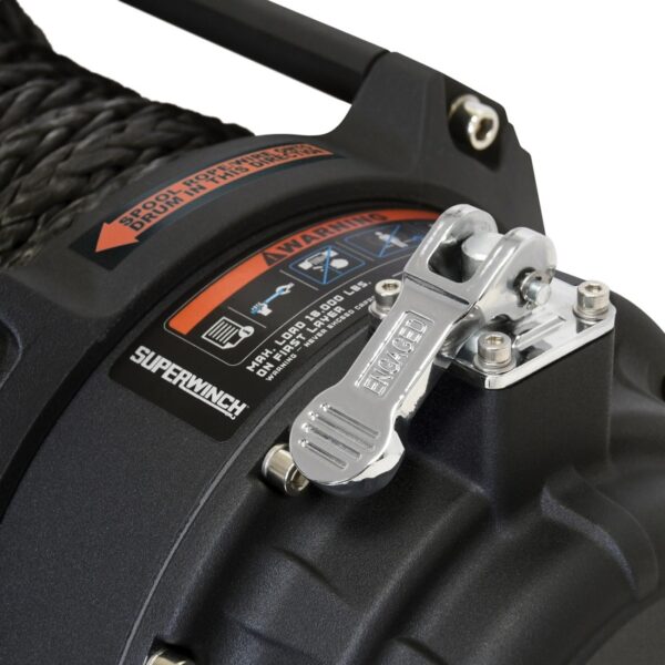 18000 LBS 12V DC 33/64in x 79 ft Synthetic Rope Tiger Shark 18000SR Winch Superwinch - 1518001 - Image 6