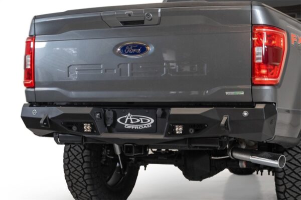 Ford F150 21-24 V6 3.5 Ecoboost|15-20 5.0L V8 Gas|17-24 V8 5.0|21-24 V8 5.0 Rear Bumper w/ Back up Sensors Addictive Desert Designs - R191231280103 - Image 2