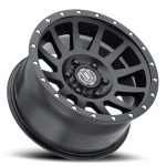 Compression 18x9 6x5.5 0mm Offset 5in BS Satin Black Wheel Icon Alloys|Icon Vehicle Dynamics - 2018908350SB - Image 3