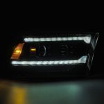 RAM 1500 CLASSIC 09-23 V8 5.7 PRO-Series Proj Headlights Alpha-Black w/Sequential Signal & Top/Middle DRL Alpharex - 880563 - Image 3