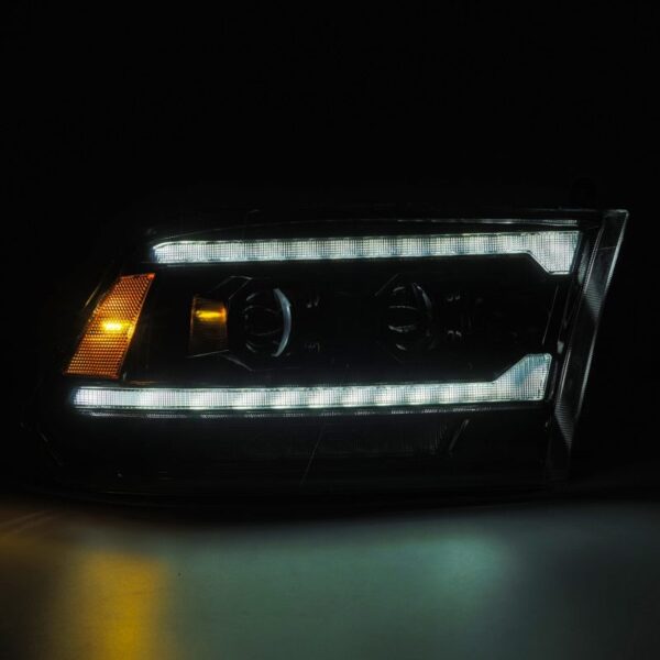 RAM 1500 CLASSIC 09-23 V8 5.7 PRO-Series Proj Headlights Alpha-Black w/Sequential Signal & Top/Middle DRL Alpharex - 880563 - Image 3