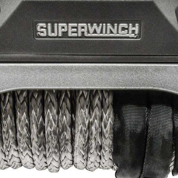 12000 LBS 12V DC 3/8in x 80ft Synthetic Rope SX 12000SR Winch - Graphite Superwinch - 1712201 - Image 8