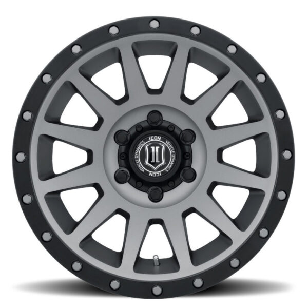 Ford F150 SERIES Compression 18x9 6x135 6mm Offset 5.25in BS Titanium Wheel Icon Alloys|Icon Vehicle Dynamics - 2018906352TT - Image 2