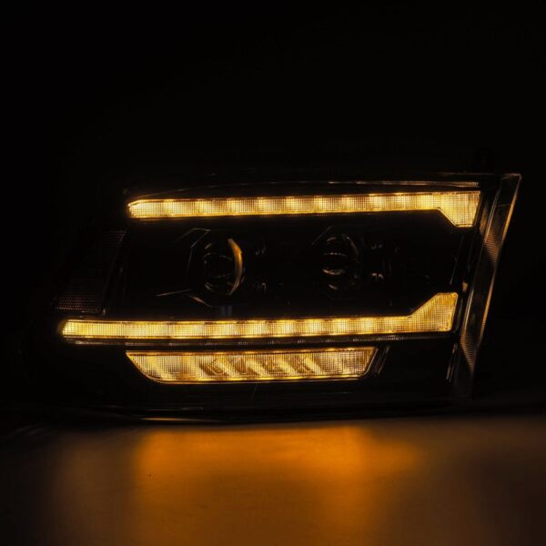 RAM 1500 CLASSIC 09-23 V8 5.7 PRO-Series Proj Headlights Alpha-Black w/Sequential Signal & Top/Middle DRL Alpharex - 880563 - Image 4