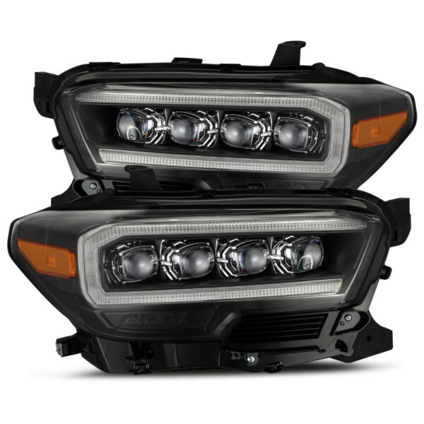 Toyota TACOMA 21-23 V6 3.5 NOVA LED Projector Headlights Plank Style Black w/Activation Light Alpharex - 880707 - Image 2