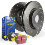 Toyota 4RUNNER 03-09 V8 4.7 S5 Kits Yellowstuff Pads and GD Rotors EBC - S5KR1415 - Image 2