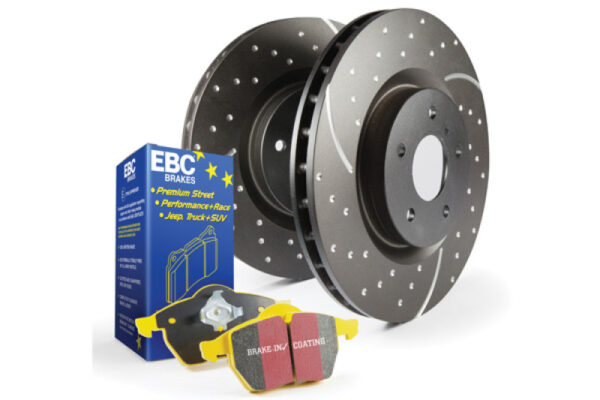 Toyota 4RUNNER 03-09 V8 4.7 S5 Kits Yellowstuff Pads and GD Rotors EBC - S5KR1415 - Image 2