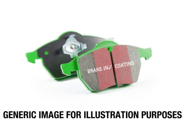 Toyota TACOMA +24 L4 2.4 Greenstuff Front Brake Pads EBC - DP61657 - Image 9