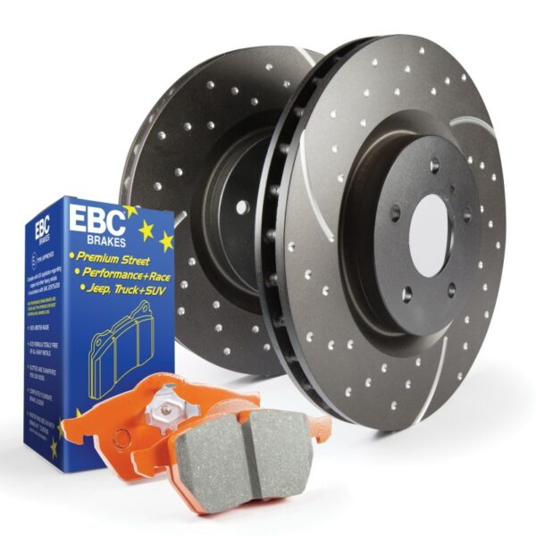 F150 RAPTOR 15-20 3.5L V6 Gas S8 Kits Orangestuff Pads and GD Rotors EBC - S8KR1079 - Image 6