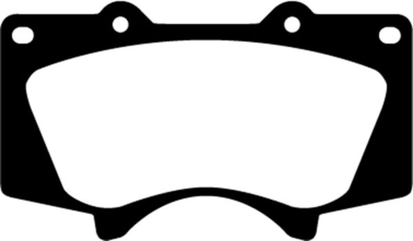 Toyota TACOMA +24 L4 2.4 Greenstuff Front Brake Pads EBC - DP61657 - Image 2