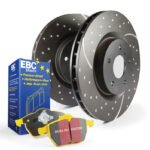Toyota 4RUNNER 03-09 V8 4.7 S5 Kits Yellowstuff Pads and GD Rotors EBC - S5KR1415