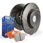F150 RAPTOR 15-20 3.5L V6 Gas S8 Kits Orangestuff Pads and GD Rotors EBC - S8KR1079