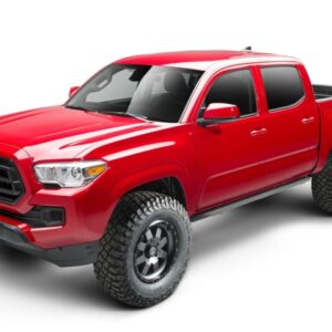 N-Fab Trail Slider Steps 16-20 Toyota Tacoma Crew Cab All Beds - SRW - Textured Black