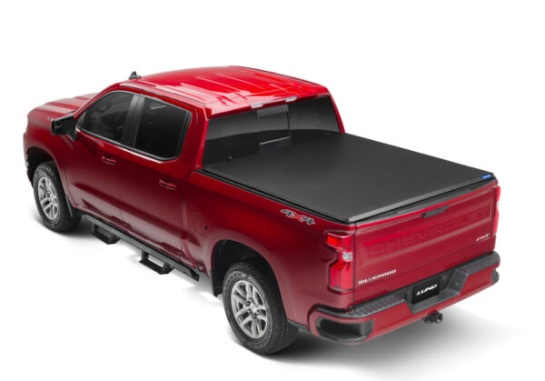 2022 Toyota Tundra 5.7ft Bed Hard Fold Tonneau Vinyl - Black - 969569 - Image 10