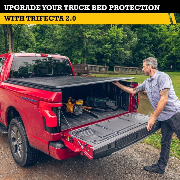 16-23 Toyota Tacoma Soft Folding Tonneau Cover (5ft) Trifecta 2.0 - 92830 - Image 6