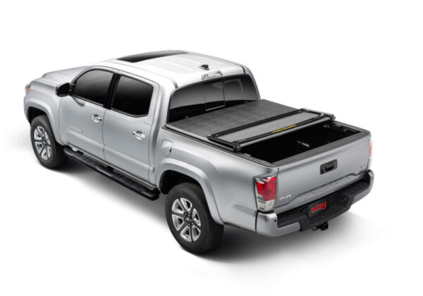 2022 Toyota Tundra Soft Folding Tonneau Cover (5ft 6in) works with rail system Trifecta 2.0 - 92472 - Image 5