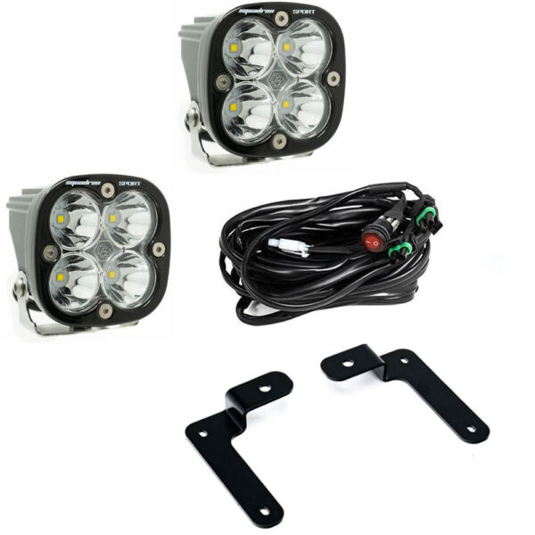 Jeep JL/JT Squadron Sport A-Pillar Light Kit Baja Designs - 447504 - Image 2