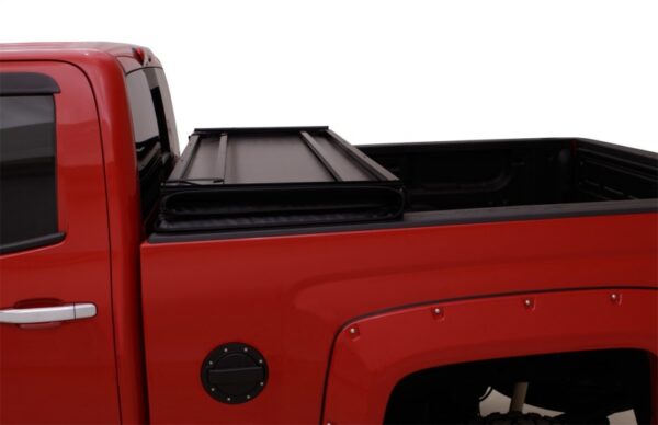 F150 PLATINUM 15-20 5.0L V8 Gas| RAPTOR 15-20 3.5L V6 Gas (5.5ft. Bed) Hard Fold Tonneau Cover - Black Lund - 969364 - Image 10