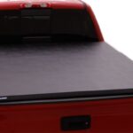 F150 PLATINUM 15-20 5.0L V8 Gas| RAPTOR 15-20 3.5L V6 Gas (5.5ft. Bed) Hard Fold Tonneau Cover - Black Lund - 969364 - Image 5