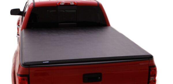 F150 PLATINUM 15-20 5.0L V8 Gas| RAPTOR 15-20 3.5L V6 Gas (5.5ft. Bed) Hard Fold Tonneau Cover - Black Lund - 969364 - Image 5