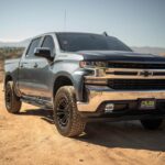 19-24 GMC Sierra 1500/Chevy Silverado 1500 Crew Cab OE Plus Side Steps - Black Steel DV8 Offroad - Image 2