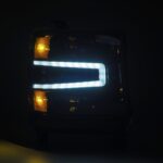 AlphaRex 16-18 Chevy 1500HD LUXX LED Proj Headlights Alpha-BK w/Seq Atv Lgt / SeqSig (Req PN 810023) - Image 3