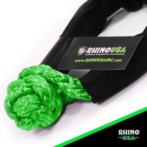 Synthetic Soft Shackles Green (2-Pack) Rhino USA - Image 4