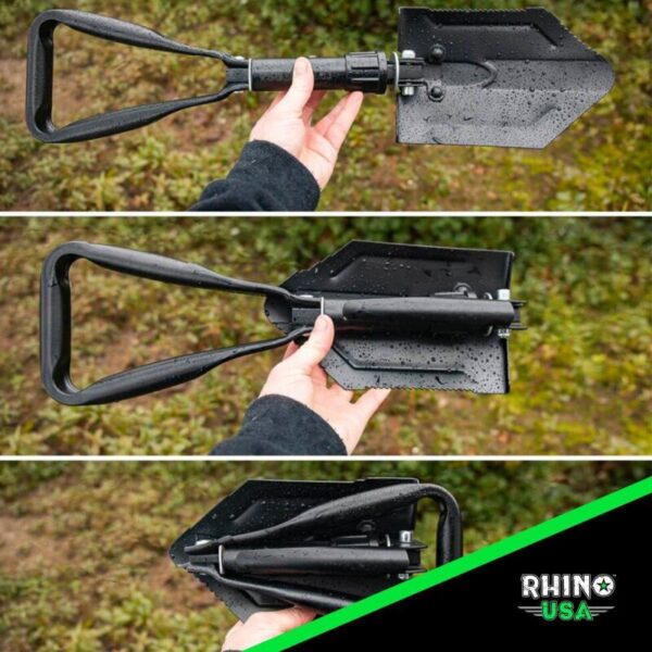 Folding Recovery Shovel W/Pick - Rhino USA - Image 2