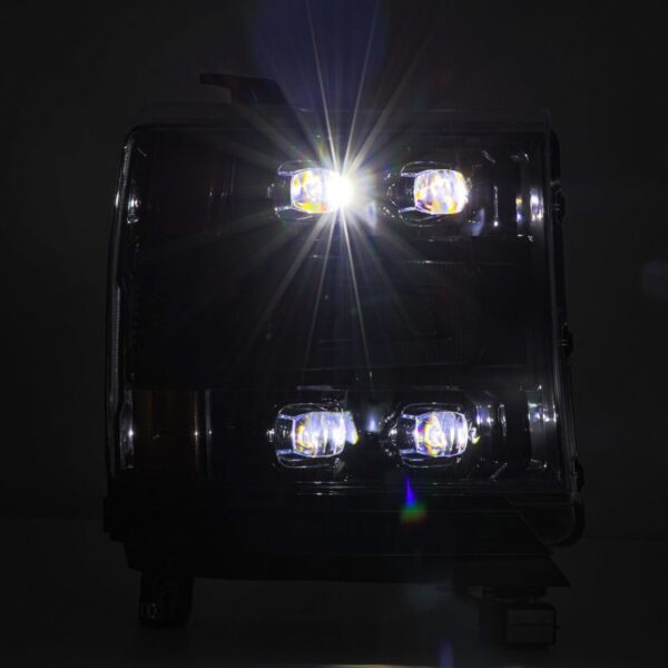 AlphaRex 16-18 Chevy 1500HD NOVA-Series LED Proj Headlghts Alpha BK Atv Lgt/SeqSig & DRL(Req 810023) - Image 6