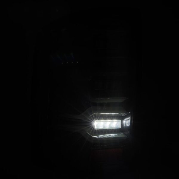AlphaRex 14-18 GMC Sierra 1500/2500HD/3500HD LUXX-Series LED Tail Lights Alpha-Blk Actv Lgt Seq. Sig - Image 5