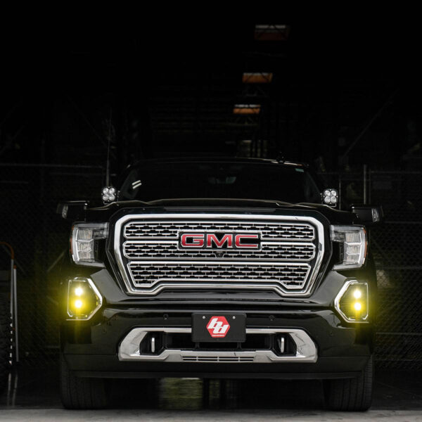 19+ GMC 1500 S1 Fog Pocket Mount Kit Clear Spot / Amber Wide Cornering Baja Designs - Image 4