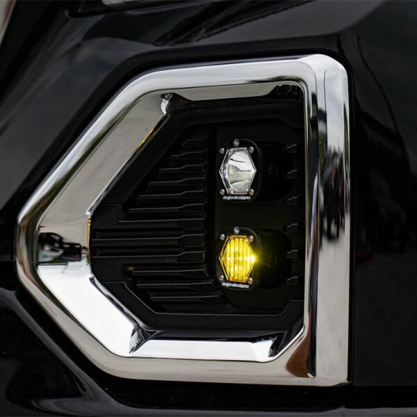 19+ GMC 1500 S1 Fog Pocket Mount Kit Clear Spot / Amber Wide Cornering Baja Designs - Image 3