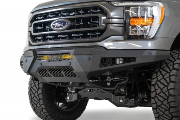 21-23 Ford F-150 HoneyBadger Front Bumper w/ Top Hoop Addictive Desert Designs - Image 2